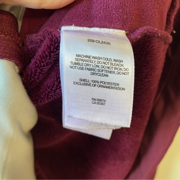 MOUNTAIN HARDWEAR Fuchsia Thicn Fleece Zip Jacket! Women’s Medium - Picture 7 of 9